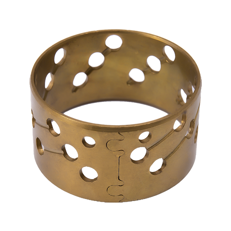 HZ092 ร่องน้ำมันทองเหลืองบุชชิ่งทองแดงโมโนเมทัลลิก