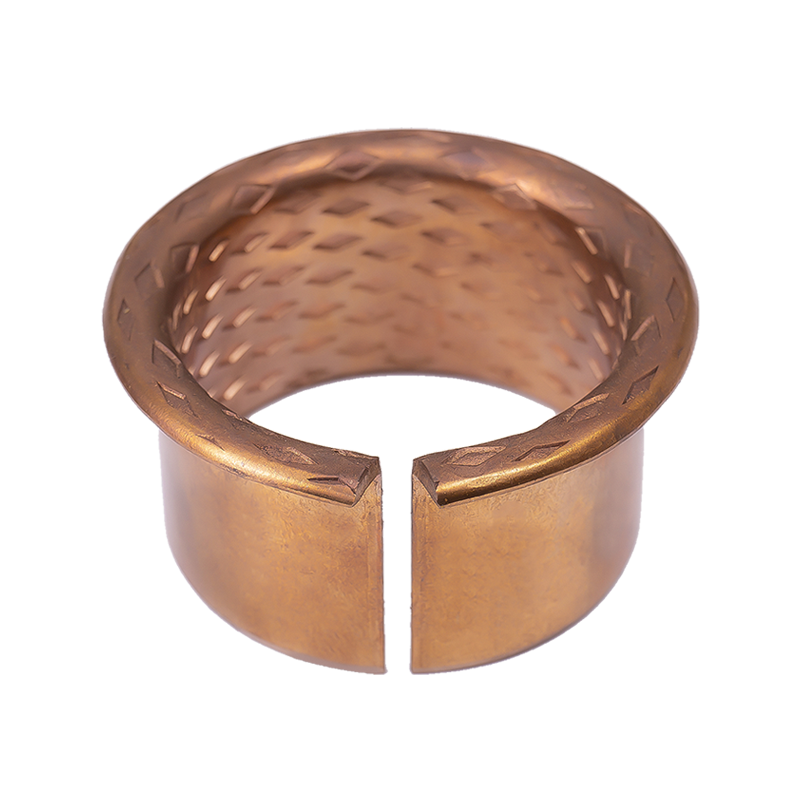 HZ090F ร่องน้ำมันรูปเพชรมีหน้าแปลนบูชบรอนซ์