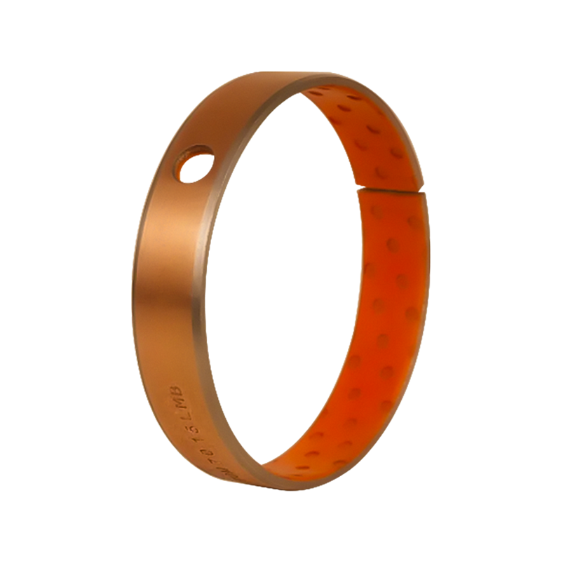 HZ2L ประเภท 2 แบริ่งหล่อลื่นขอบเขตทองแดงเผาที่มีรูพรุน POM/ฟิลเลอร์ (สีส้ม)