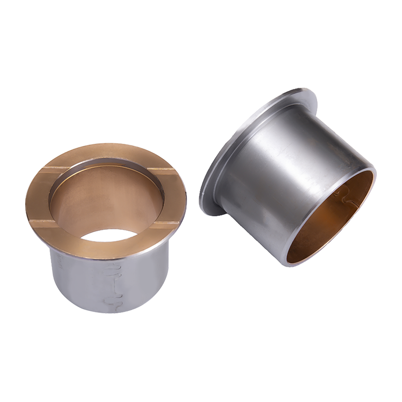 HZ08M ตลับลูกปืนคอมโพสิต bimetallic แบบเชื่อมหน้าแปลน