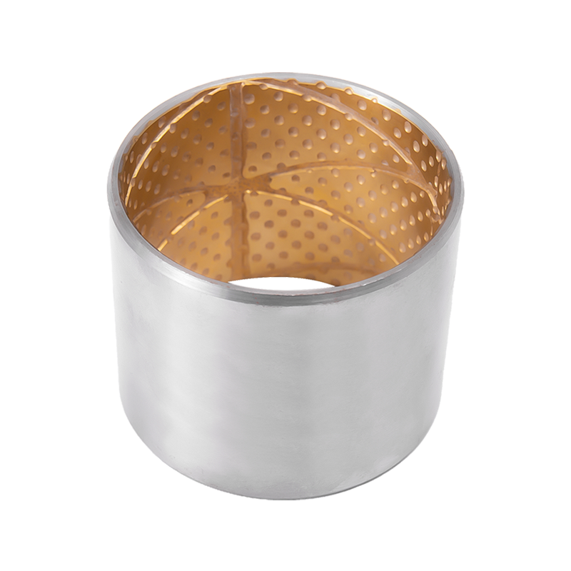 HZ802 ตลับลูกปืนคอมโพสิต bimetallic ร่องน้ำมันสีธรรมชาติ